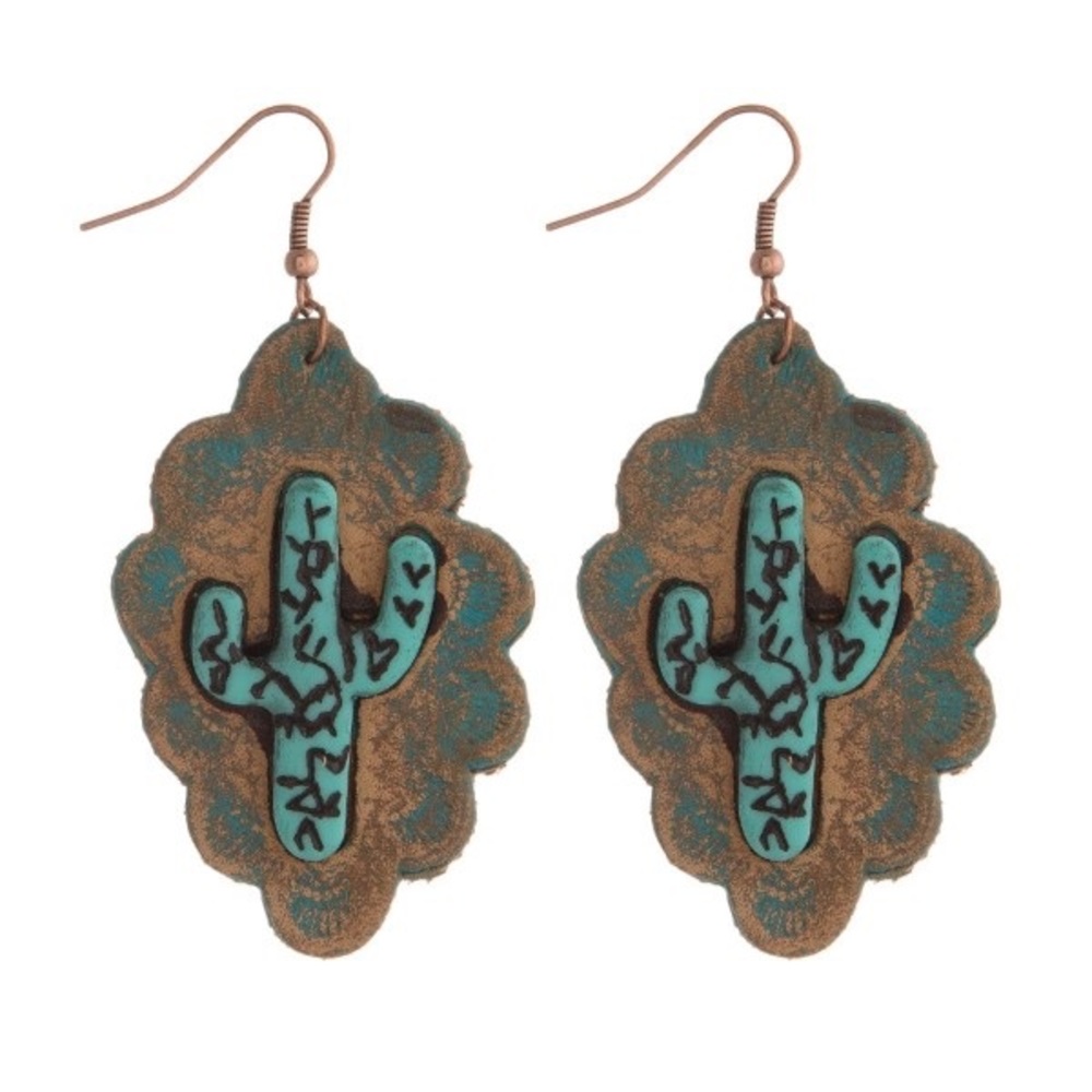 Cactus Earrings - Picture 1 of 4